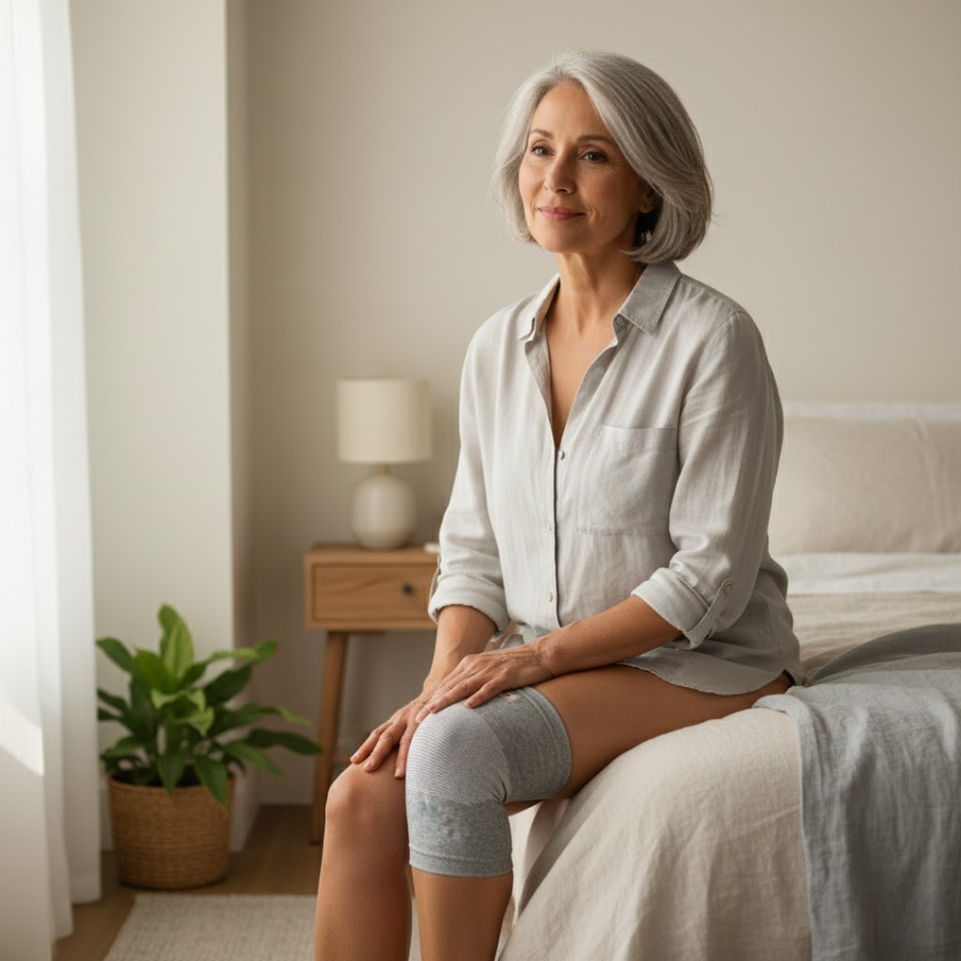 Bamboo Knee Compression Sleeve for Movement & Flexibility