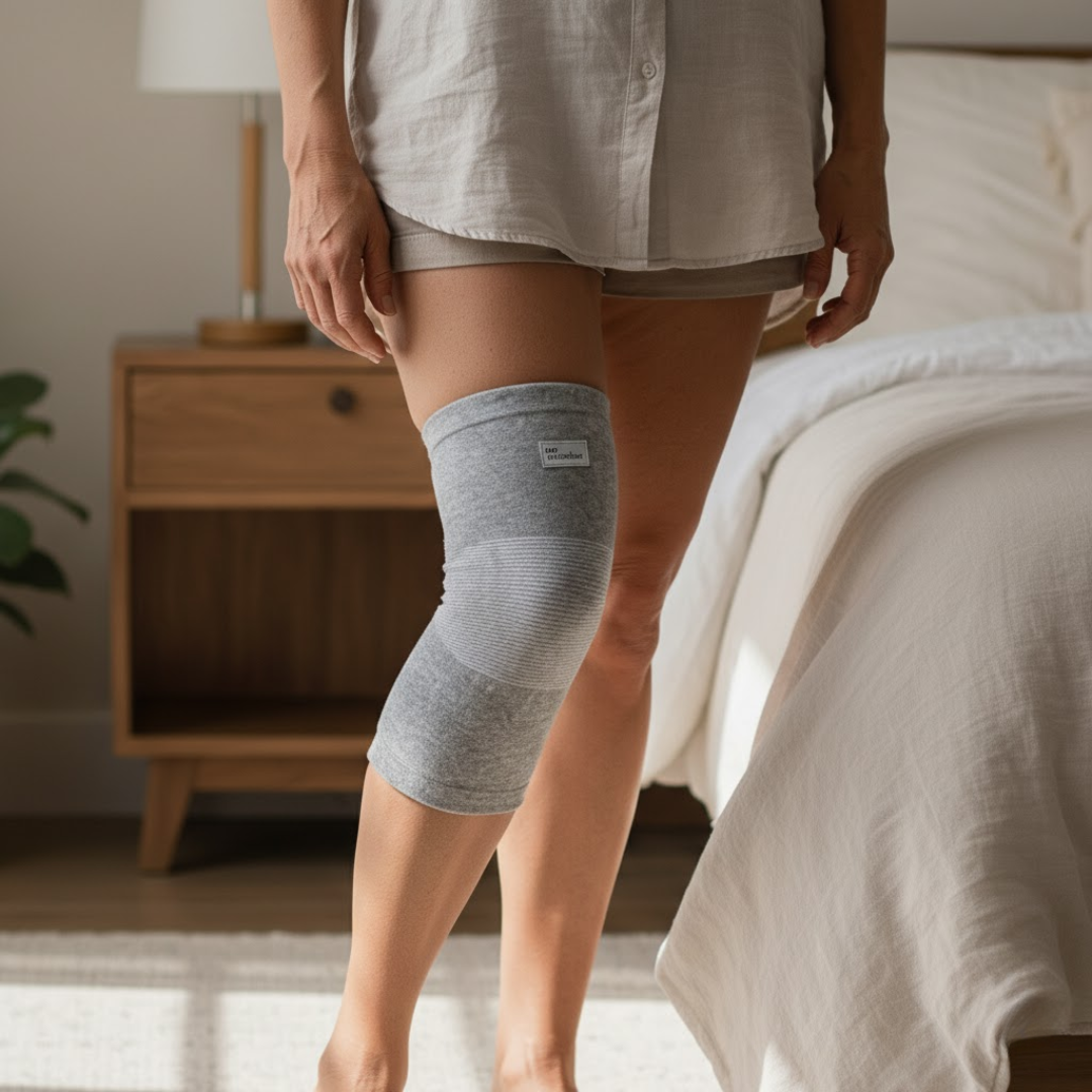 Bamboo Knee Compression Sleeve for Movement & Flexibility