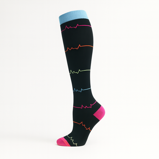 Compression Nylon Socks for Leg Comfort & Circulation